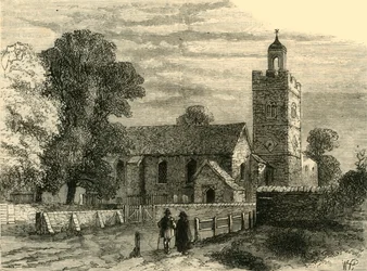 Old Camberwell Church in 1750