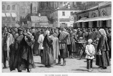 Old Clothes Market, Moscow