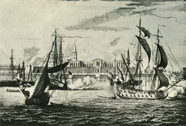 Old Fort William, from the River 1736, 1925
