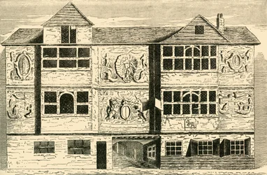 Old Houses Formerly at Bankside