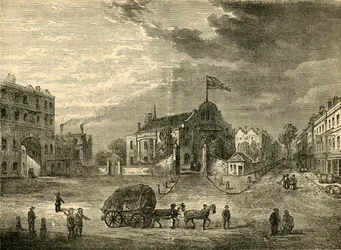 Old Kensington Church, about 1750