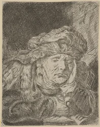Old Woman Sleeping