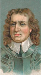 Oliver Cromwell, 1599-1658, English military leader and politician, 1924