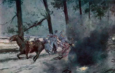 On the Road to Souain, Sommepy, France, World War I