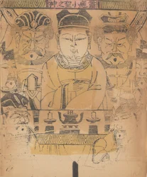 One hundred thirty-five woodblock prints including New Year