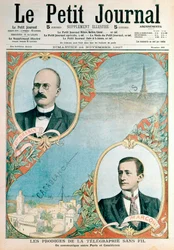 Opening of wireless telegraph link between Paris and Casablanca, 1907