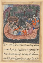 Page from Tales of a Parrot (Tuti-nama: Forty-eighth night: The young man of Baghdad)