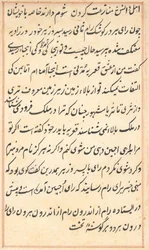 Page from Tales of a Parrot Tuti-nama: Text Page, c. 1560