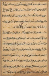 Page from Tales of a Parrot Tuti-nama: text page