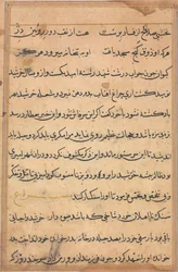 Page from Tales of a Parrot Tuti-nama: Text Page, c. 1560