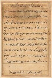 Page from Tales of a Parrot Tuti-nama: Text Page