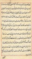 Page from Tales of a Parrot Tuti-nama: text page, c. 1560