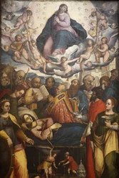 Painting in San Francesco Church: Mary