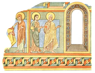 Painting in the Nave of Tybjerg Church, Praesto County, Denmark
