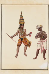 Pair of Male Temple Dancers