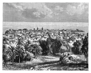 Panama City from Mount Ancon, c1890