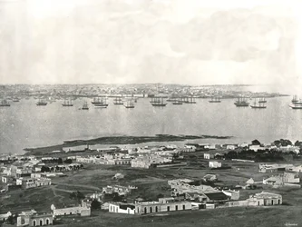 Panorama from the hill, Montevideo, Uruguay
