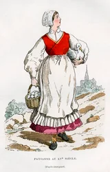 Peasant woman, 15th century