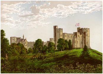 Peckforton Castle, Cheshire, Home of Baron Tollemache, c. 1880