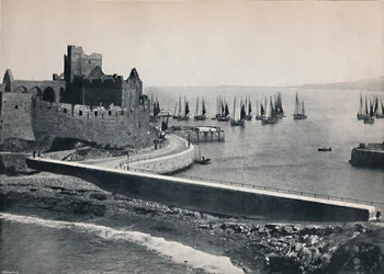 Peel - The Old Castle and Harbour