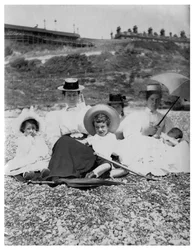 People on a beach