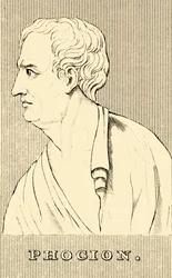 Phocion, c402-c318 BC, 1830