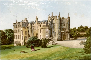 Picton Castle, Pembrokeshire, Wales, Home of the Phillips Family, c1880