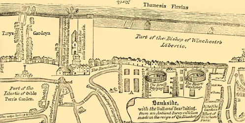 Plan of Bankside, Early in the Seventeenth Century