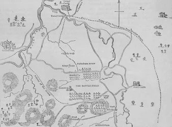 Plan of Flodden Field, 9 September 1513, c. 1880