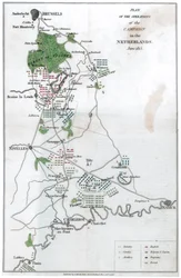 Plan of the Operation of the Campaign in the Netherlands, June 1815