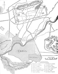 Plan of the Sherpur Cantonments, c.1880