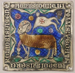 Plaque with Agnus Dei, Catalan