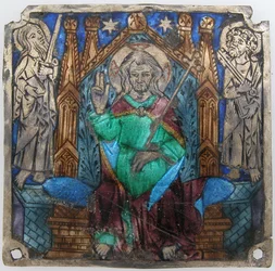 Plaque with Christ In Majesty, Catalan, 14th century