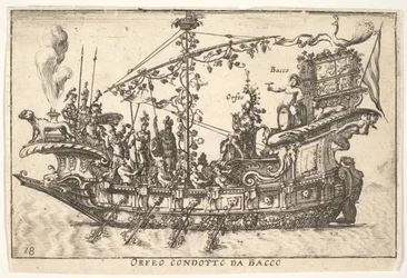 Plate 18: Orpheus led by Bacchus, from the series The Magnificence, 1664