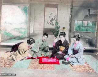 Playing cards, Kobe, Japan