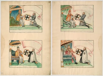 Popes and Emperor Give Privileges to the Teutonic Knights
