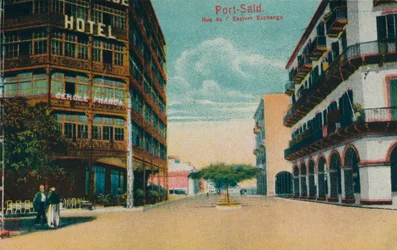 Port-Said. Rue de lEastern Exchange