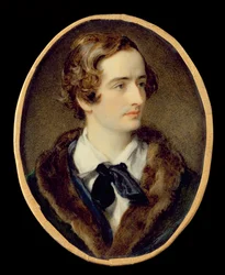Portrait Miniature of John Keats (detail)
