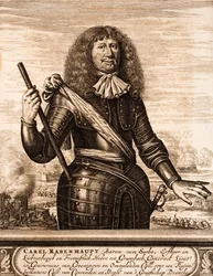 Portrait of Carl von Rabenhaupt 1602-1675 (From: Schauplatz des Krieges)