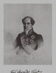 Portrait of Count Alexander Nikolayevich Golitsyn 1773-1844, c. 1840