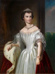 Portrait of Elisabeth of Bavaria, 1854