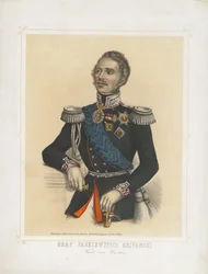 Portrait of Ivan Fyodorovich Paskevich, Count of Erivan, Viceroy of the Kingdom of Poland
