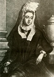 Portrait of Lady Fenwick, Showing Widows Mourning, 1695