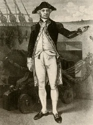 Portrait of Paul Jones, Commodore of the United States Navy, c1780