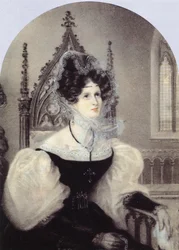 Portrait of Princess Zinaida Alexandrovna Volkonskaya 1792-1862