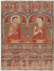 Portrait of Two Lamas