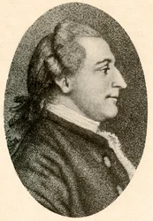 Portrait of W. H. Drayton, Esq., with hair arranged in puff and queue