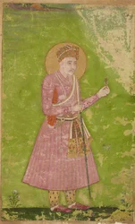 Portrait of a Man in a Pink Jama