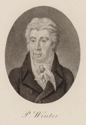 Portrait of the Composer Peter von Winter 1754-1825, ca 1825