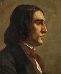 Portrait of the Composer Robert Schumann